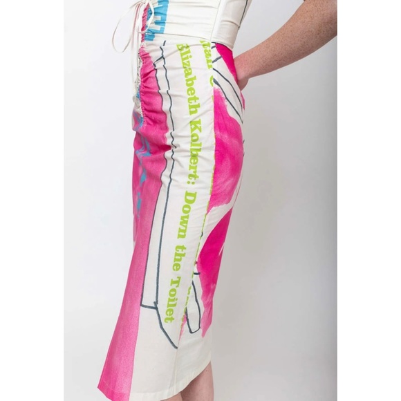 🎀SOLD🎀Rachel Comey Spina Painterly Publication Strapless Dress - Picture 5 of 10